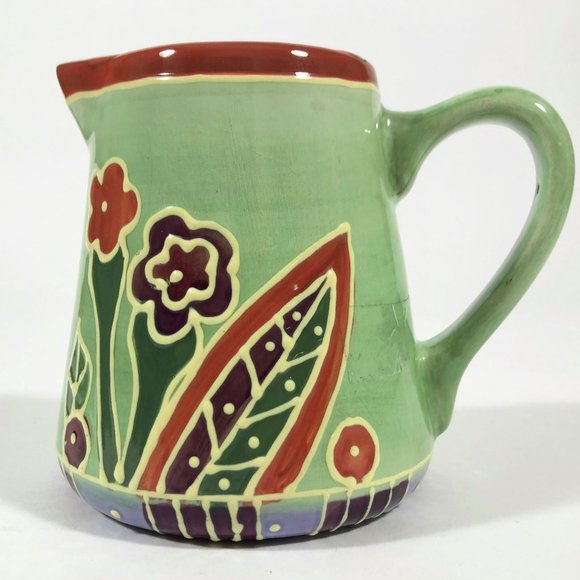 EUC Creamer Block Basics Autumn Flowers Vintage - Picture 1 of 6